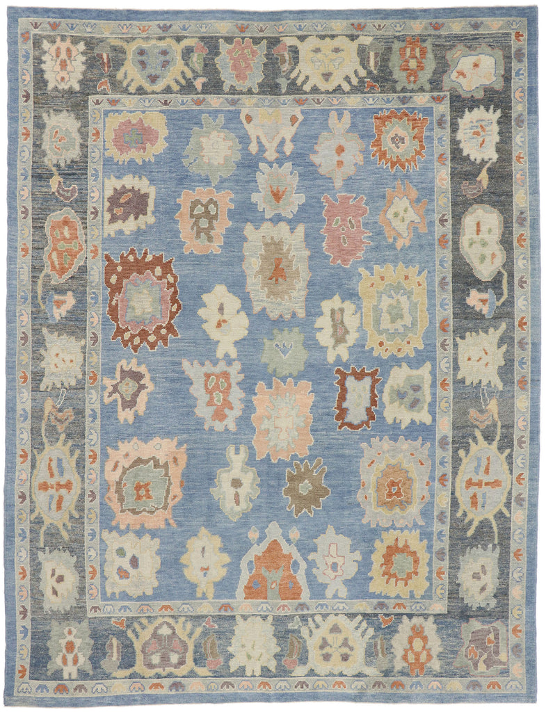 9 x 12 Contemporary Turkish Oushak Rug 53550