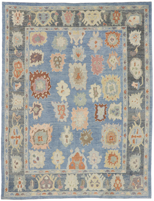 9 x 12 Contemporary Turkish Oushak Rug 53550