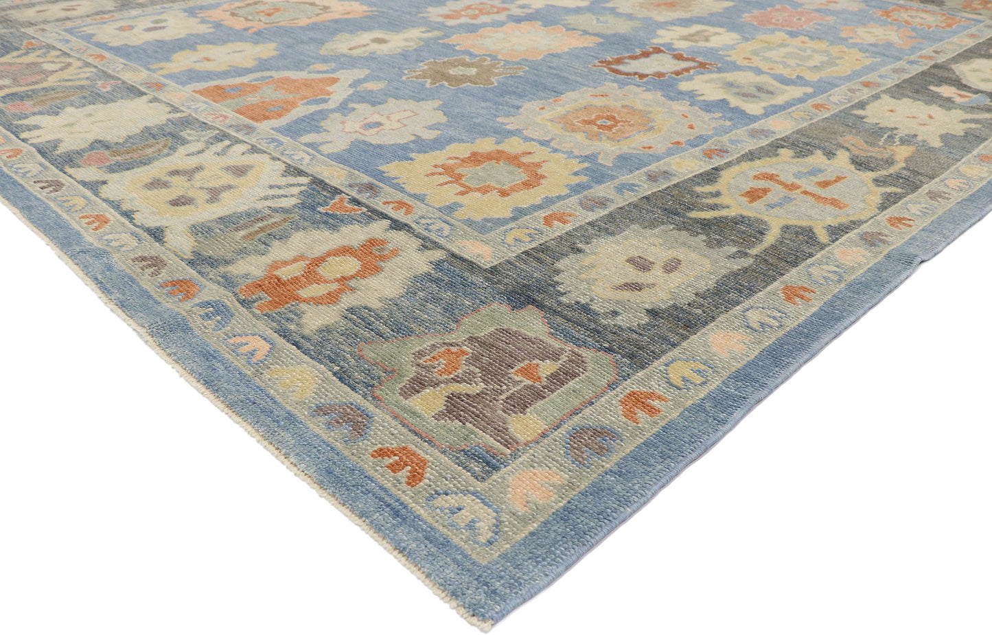 9 x 12 Contemporary Turkish Oushak Rug 53550