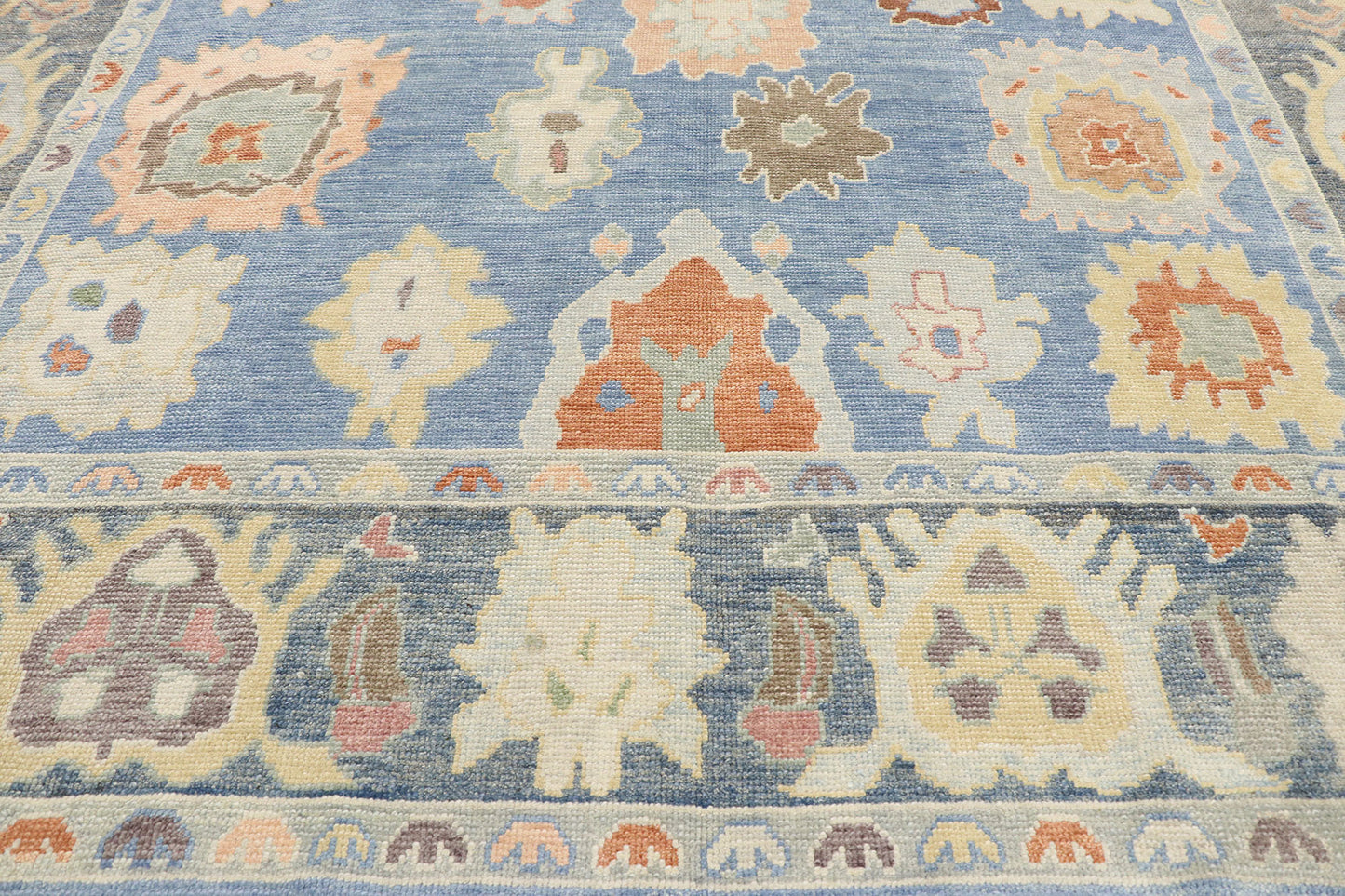 9 x 12 Contemporary Turkish Oushak Rug 53550