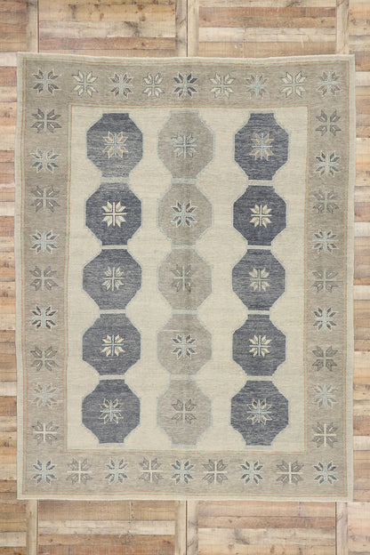 9 x 12 Contemporary Turkish Oushak Rug 53552