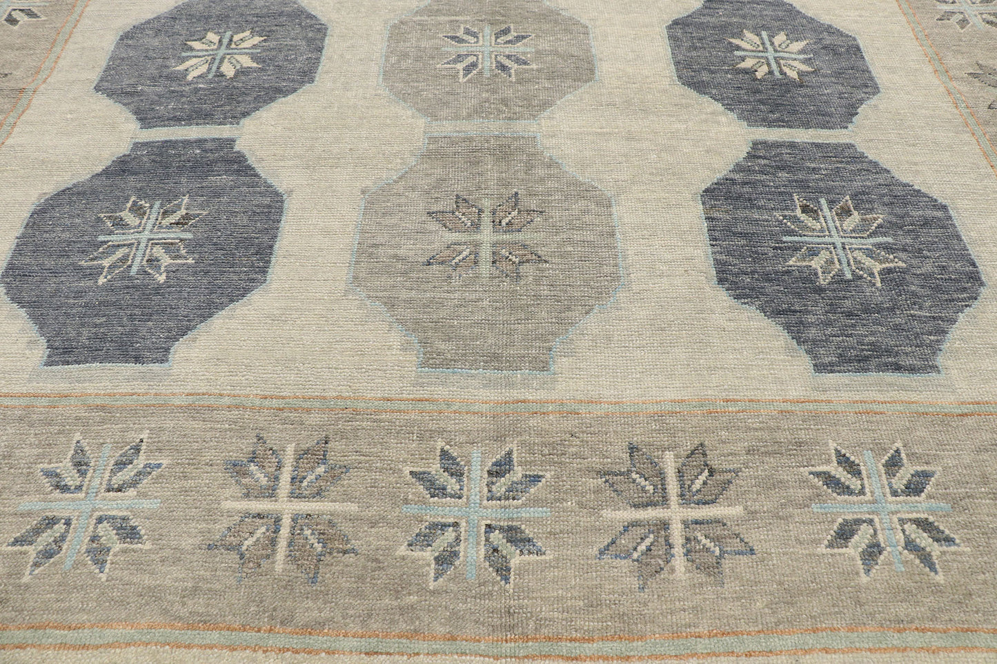 9 x 12 Contemporary Turkish Oushak Rug 53552