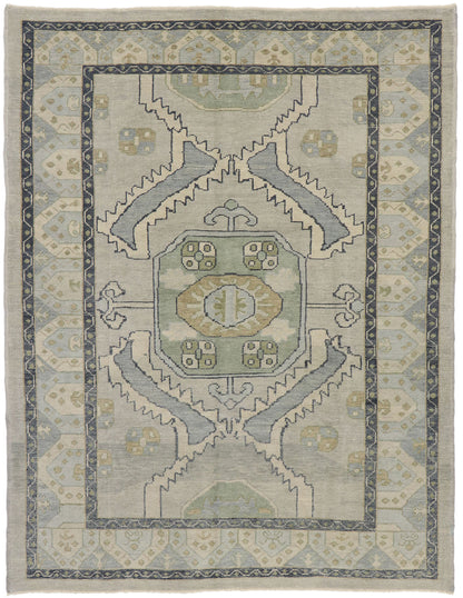 7 x 9 Contemporary Turkish Oushak Rug 53553