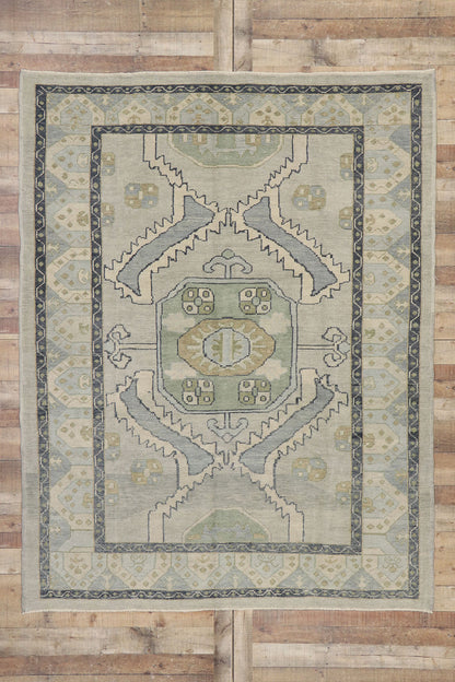 7 x 9 Contemporary Turkish Oushak Rug 53553