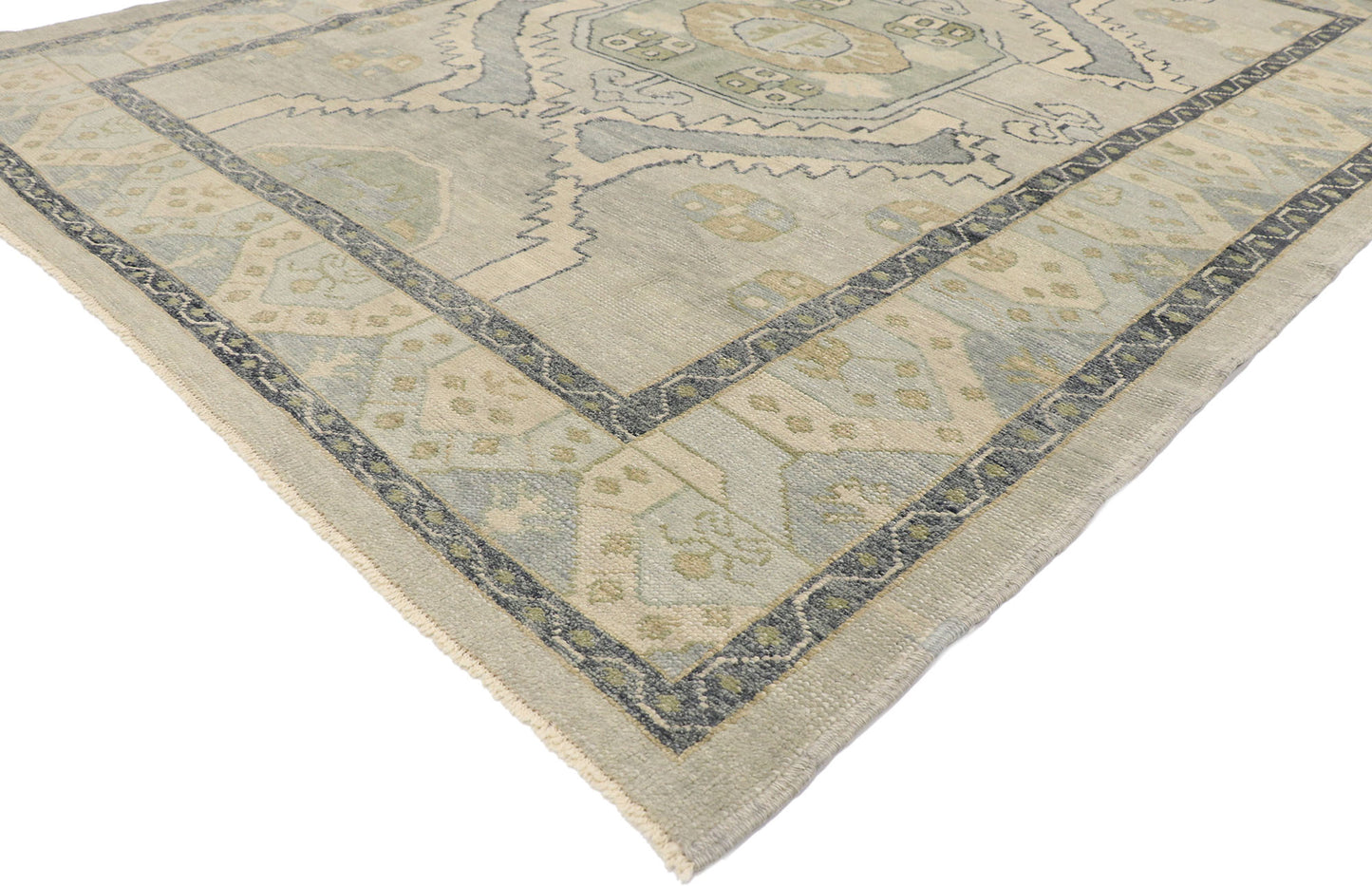 7 x 9 Contemporary Turkish Oushak Rug 53553
