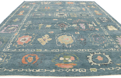 10 x 12 Colorful Turkish Oushak Rug 53554