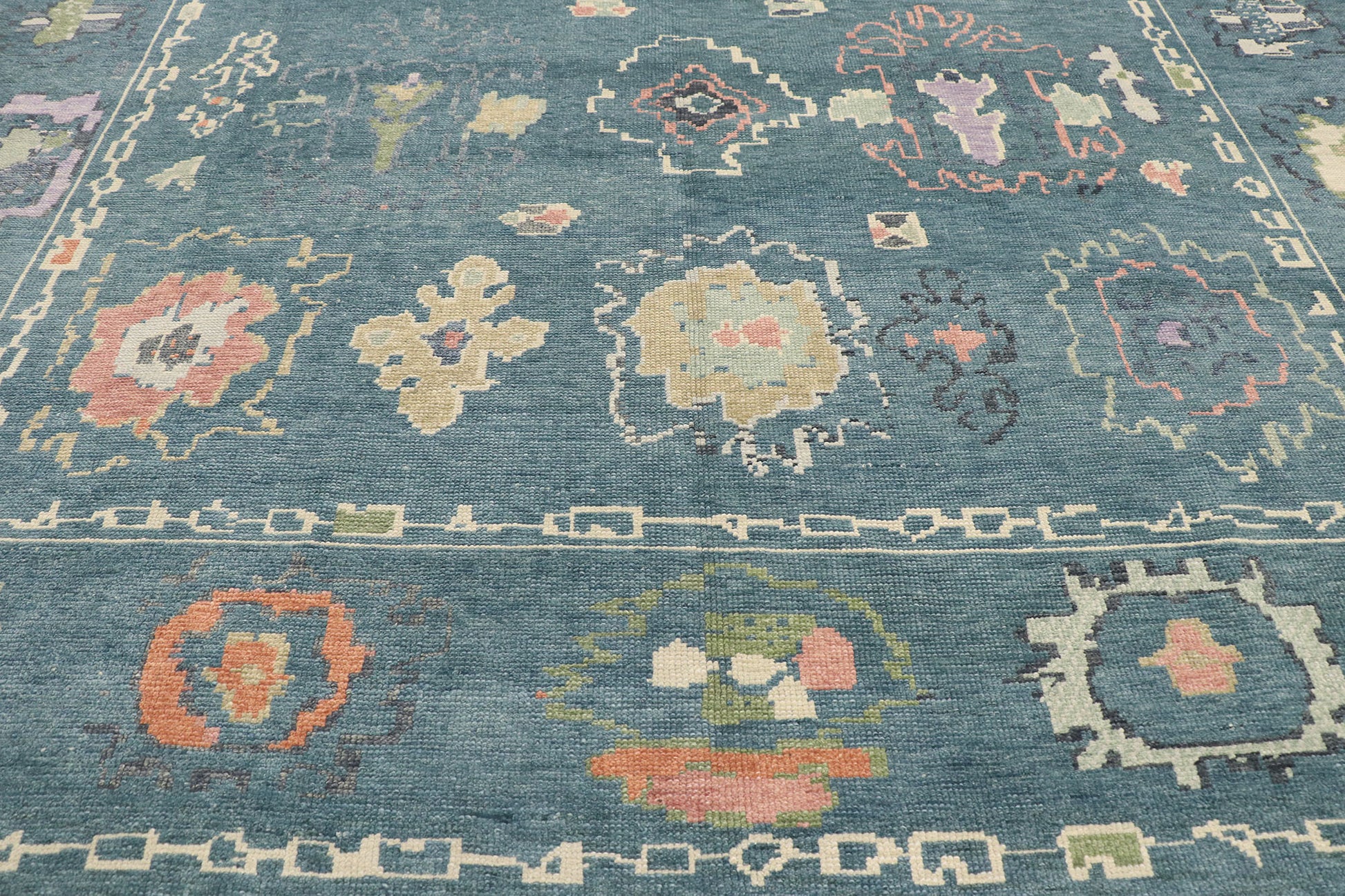 10 x 12 Colorful Turkish Oushak Rug 53554