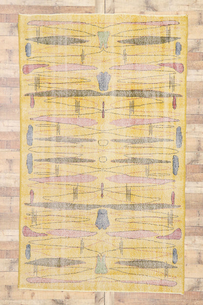 5 x 9 Zeki Muren Vintage Turkish Sivas Rug 53557