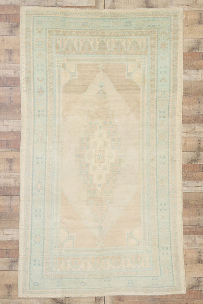 5 x 9 Vintage Turkish Oushak Rug 53559