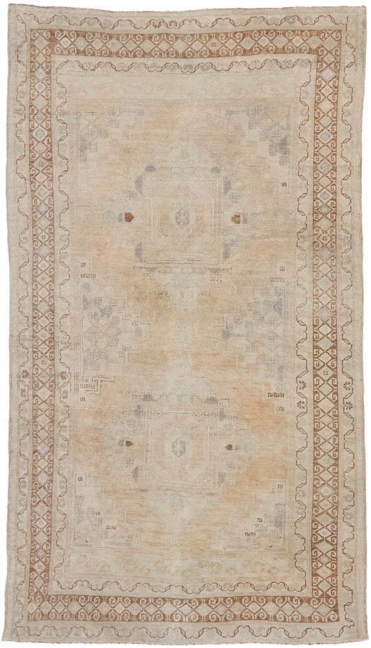 5 x 9 Vintage Turkish Oushak Rug 53560