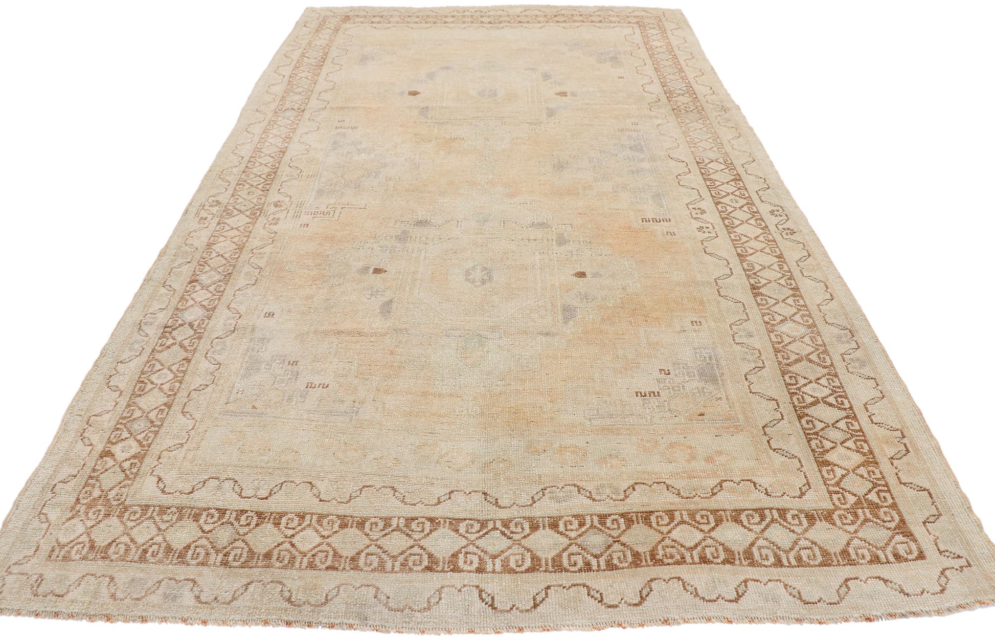 5 x 9 Vintage Turkish Oushak Rug 53560