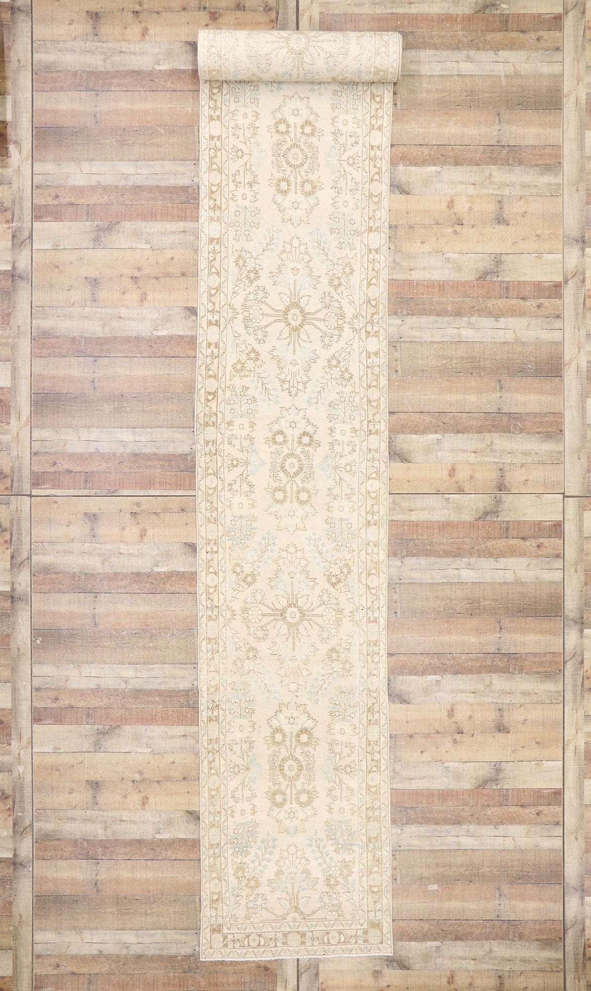 3 x 33 Vintage Persian Hamadan Runner 53562