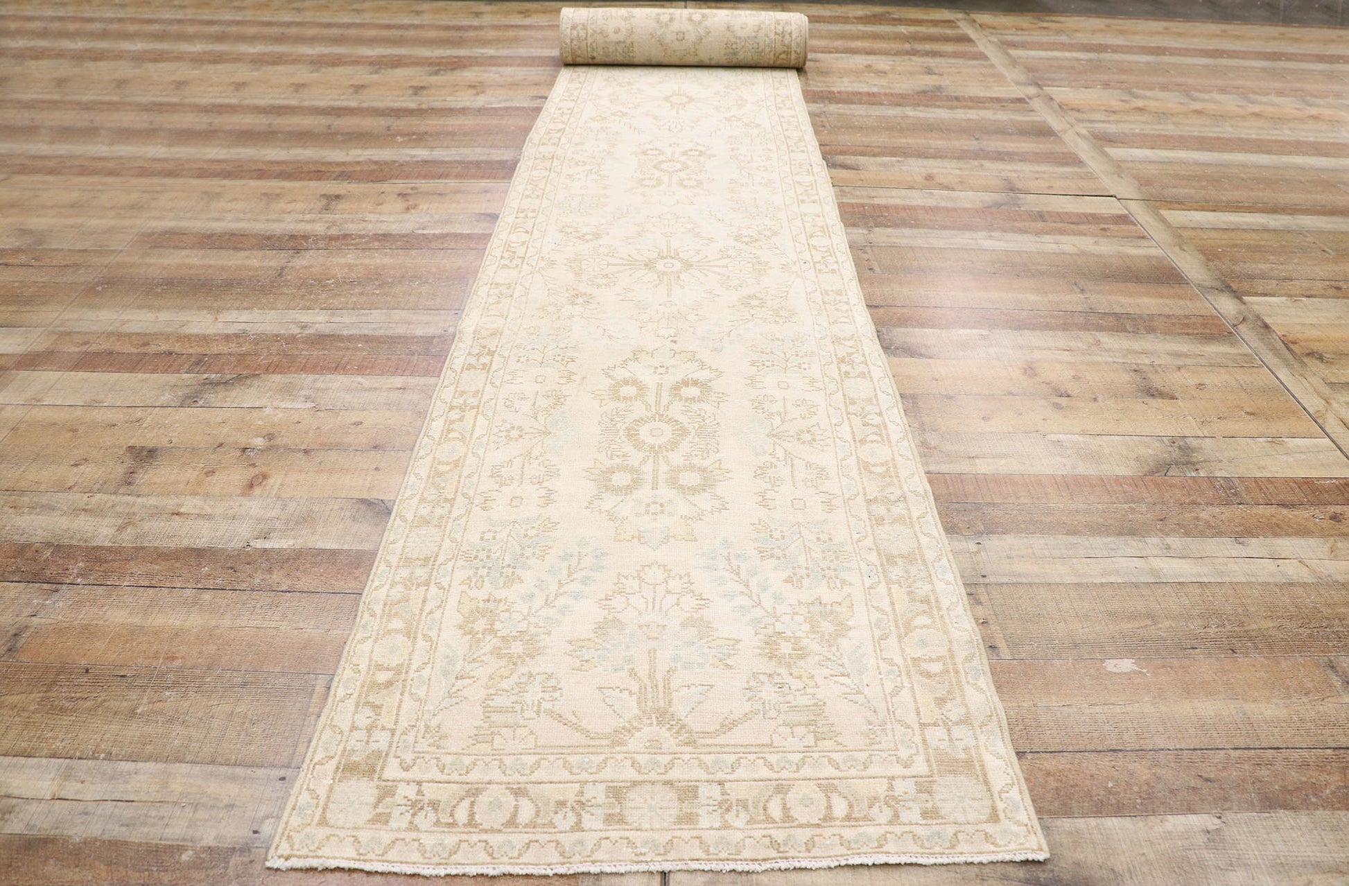 3 x 33 Vintage Persian Hamadan Runner 53562