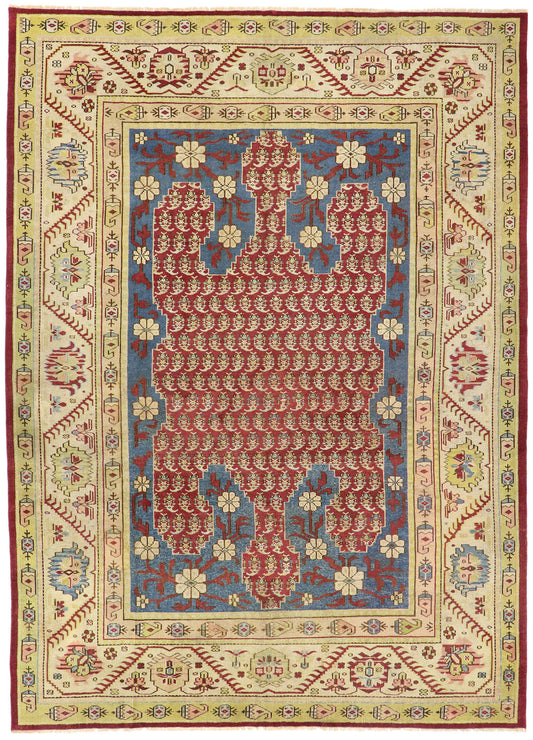 10 x 13 Antique Turkish Oushak Rug 53563