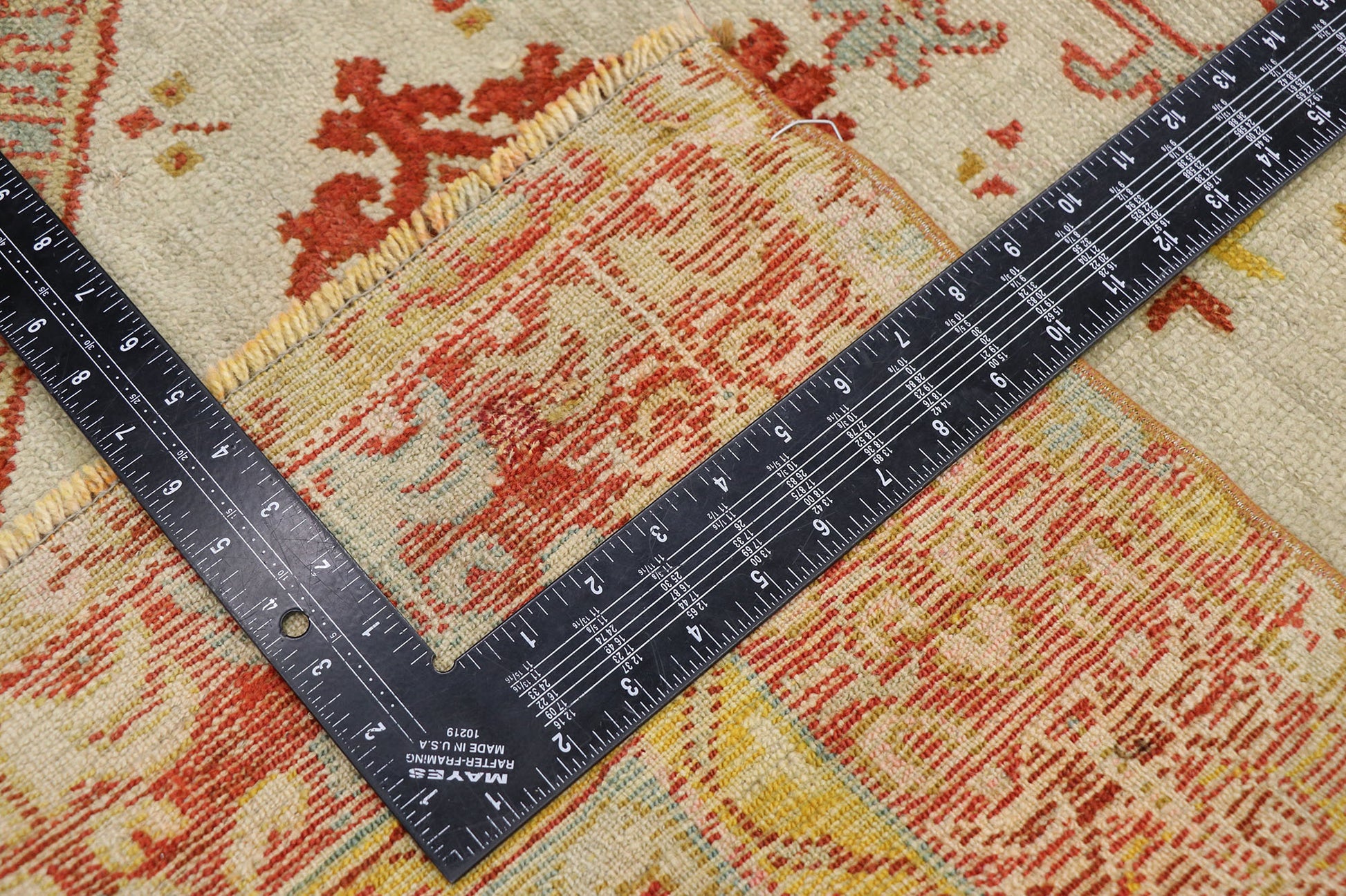 3 x 6 Antique Turkish Oushak Rug 53564
