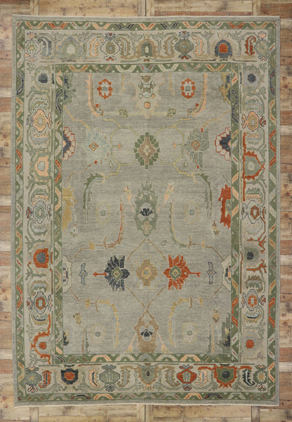 10 x 15 Contemporary Turkish Oushak Rug 53565