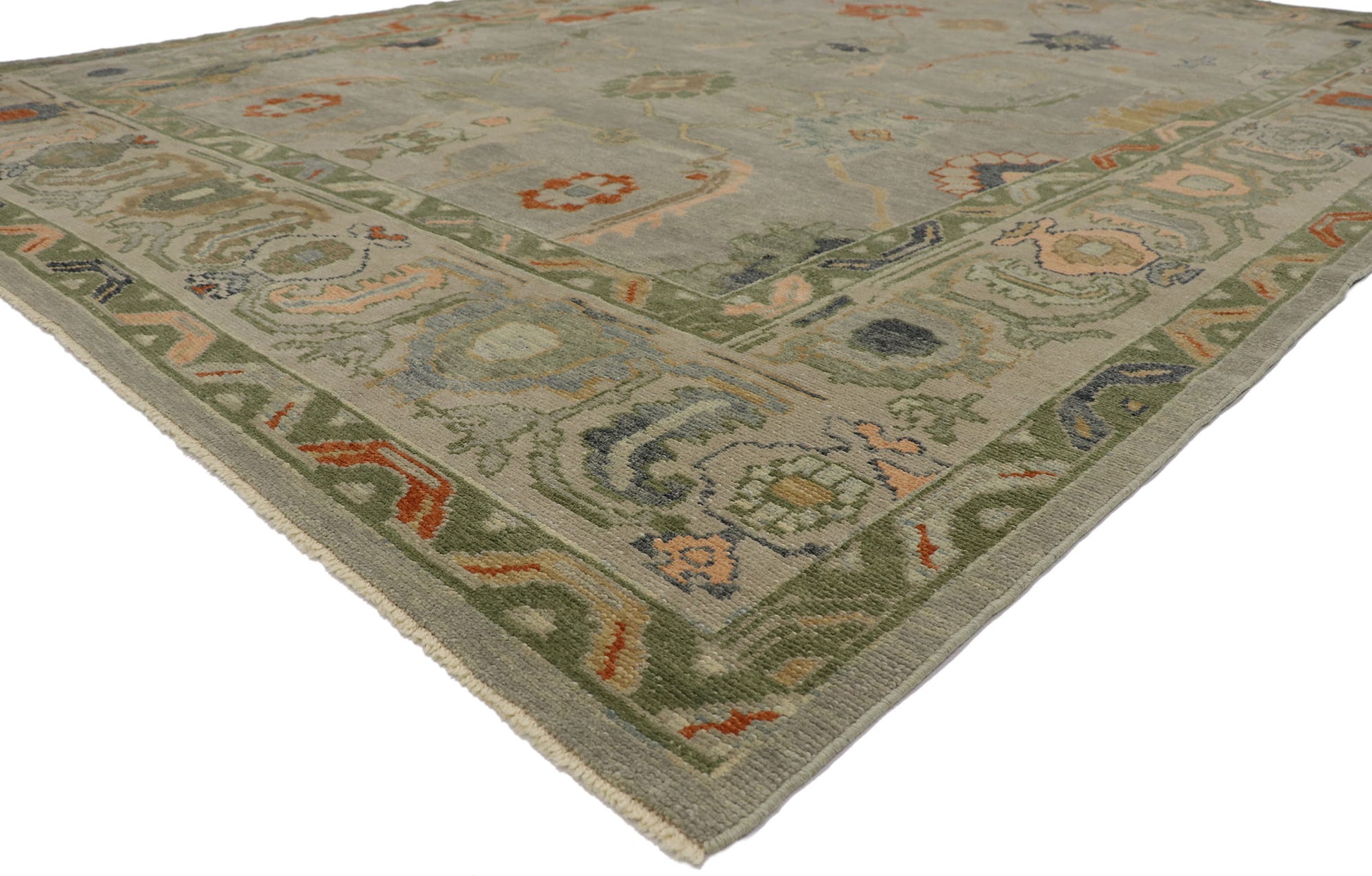 10 x 15 Contemporary Turkish Oushak Rug 53565