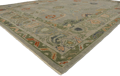 10 x 15 Contemporary Turkish Oushak Rug 53565