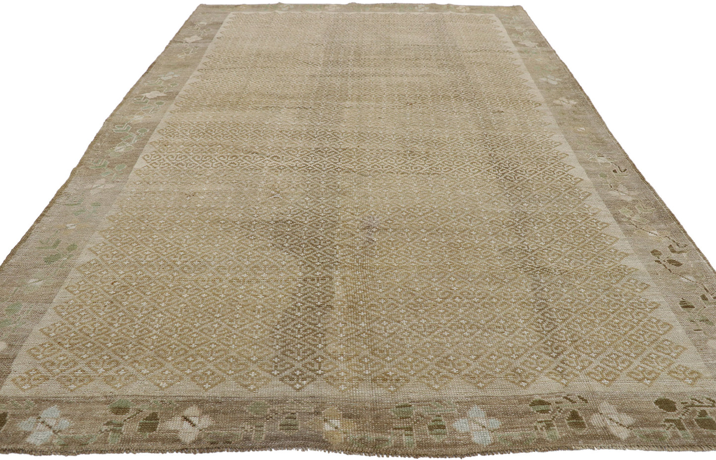 6 x 10 Vintage Turkish Kars Rug 53567