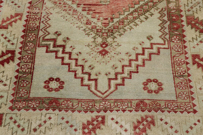 3 x 6 Vintage Turkish Oushak Rug 53571