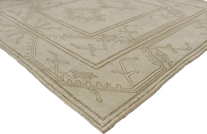 6 x 7 Vintage Turkish Oushak Rug 53572