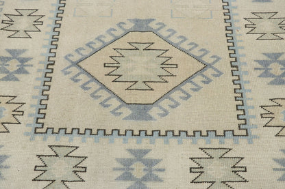 4 x 7 Vintage Turkish Oushak Rug 53573