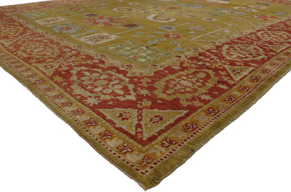 12 x 15 Vintage Turkish Oushak Rug 53576