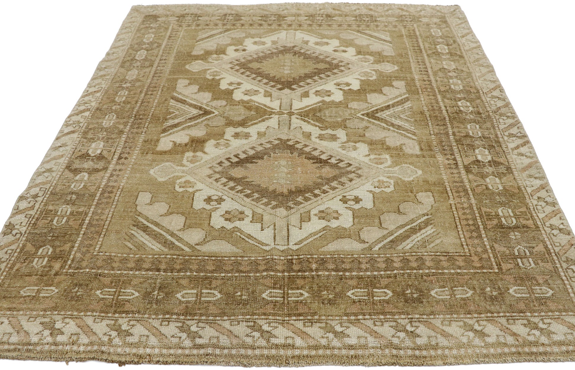 5 x 6 Vintage Turkish Kars Rug 53577