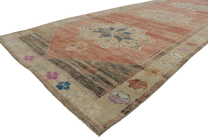 5 x 12 Vintage Turkish Oushak Rug 53578