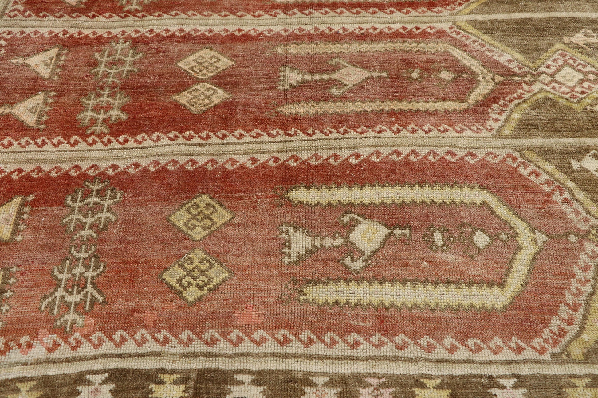 6 x 9 Vintage Turkish Saph Prayer Rug 53580