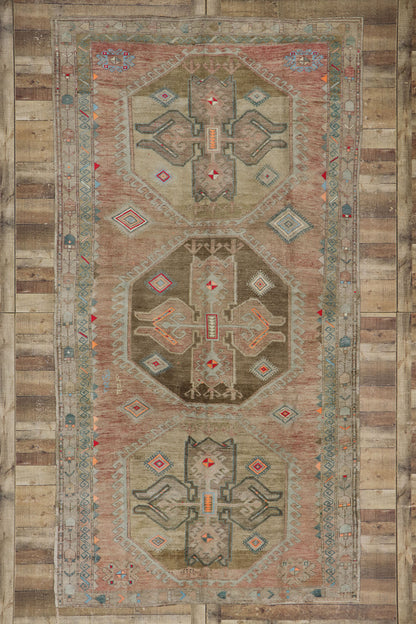 6 x 12 Vintage Turkish Kars Rug 53582