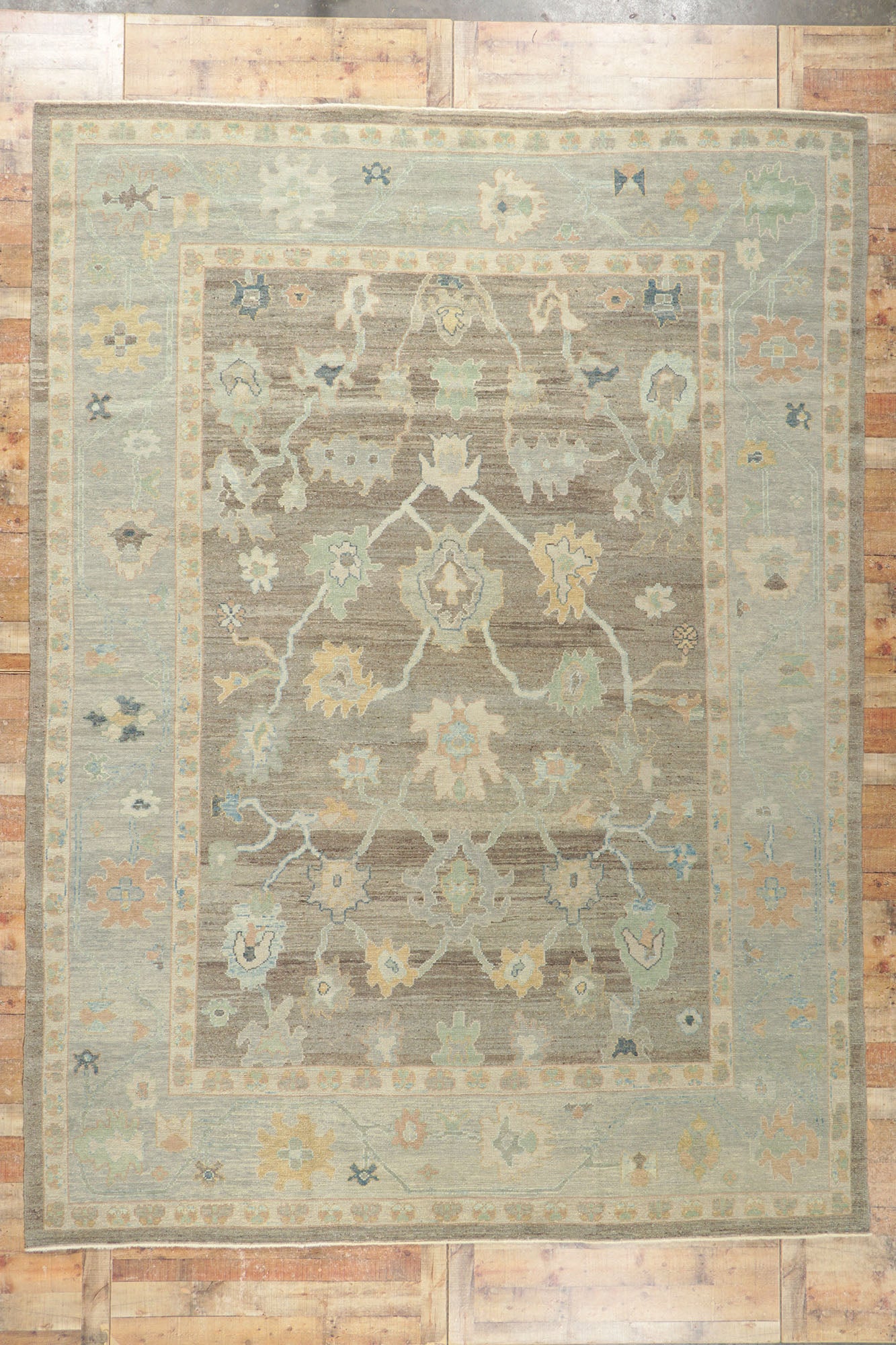 10 x 14 Turkish Oushak Rug 53584