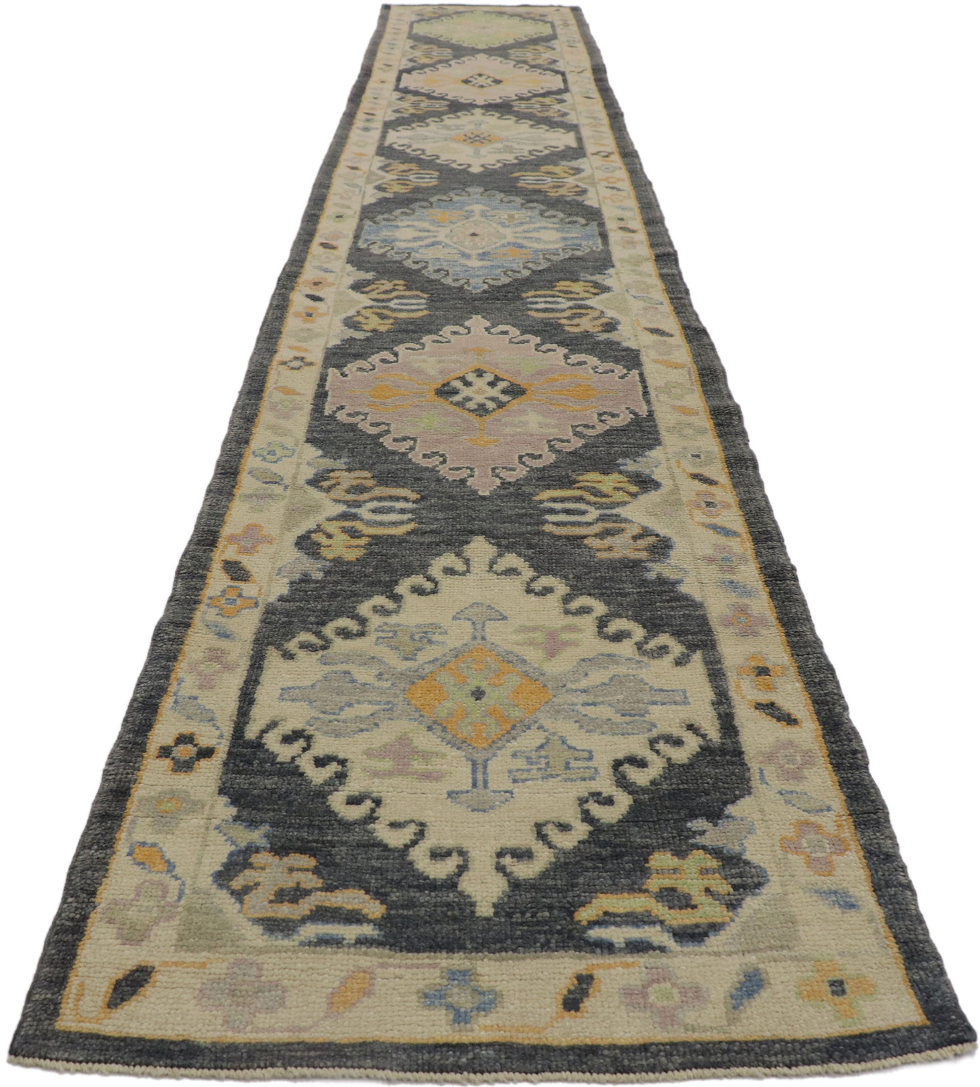 3 x 18 Turkish Oushak Runner 53586