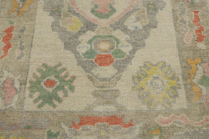 3 x 18 Colorful Turkish Oushak Runner 53591