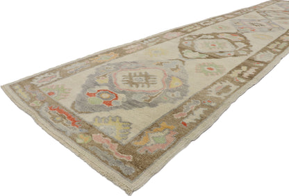 3 x 15 Modern Turkish Oushak Rug 53592