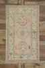 3 x 5 Colorful Pink Turkish Oushak Rug 53596