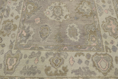 4 x 7 Earth-Tone Turkish Oushak Rug 53597