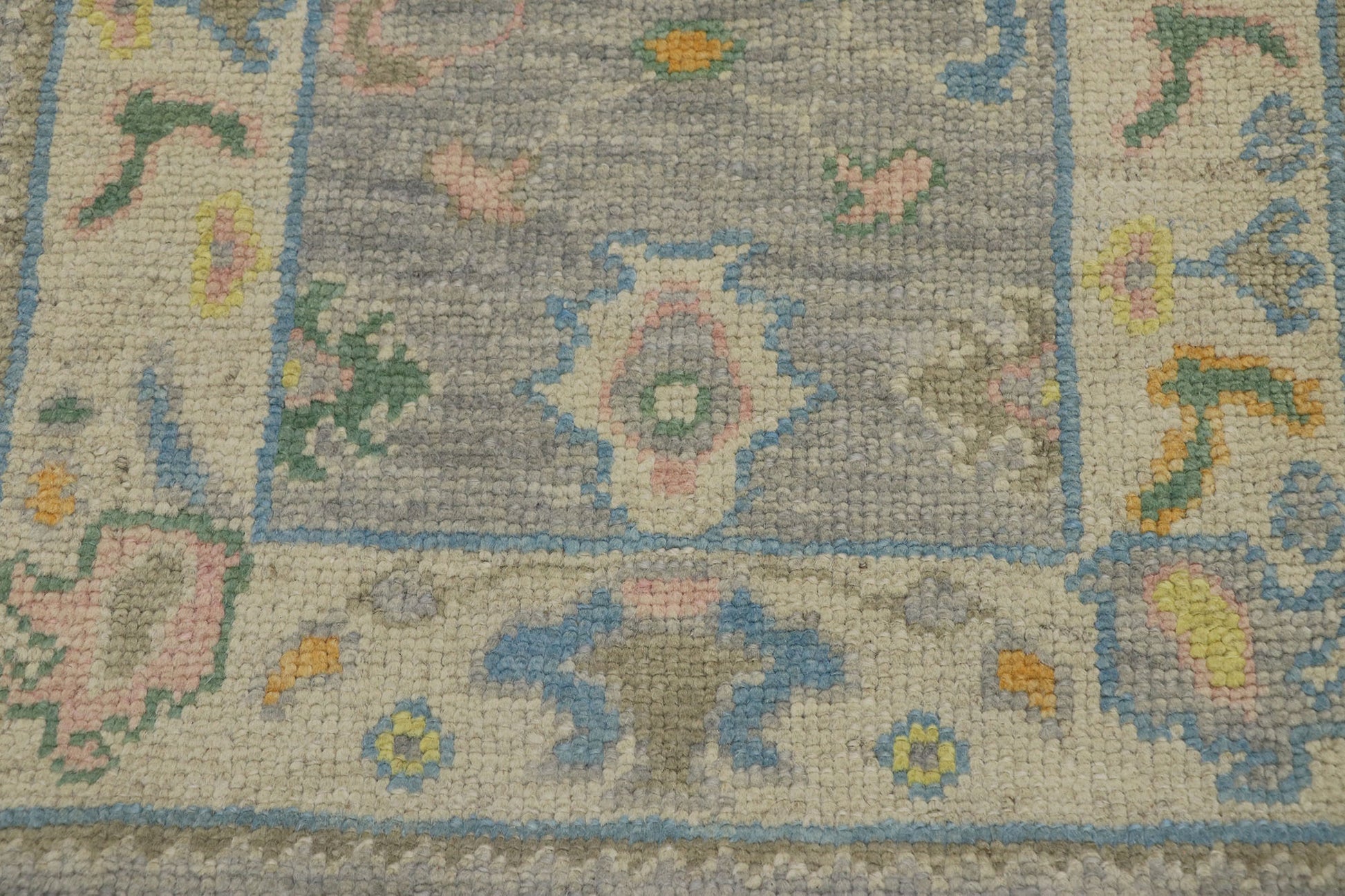 2 x 4 Colorful Turkish Oushak Rug 53598