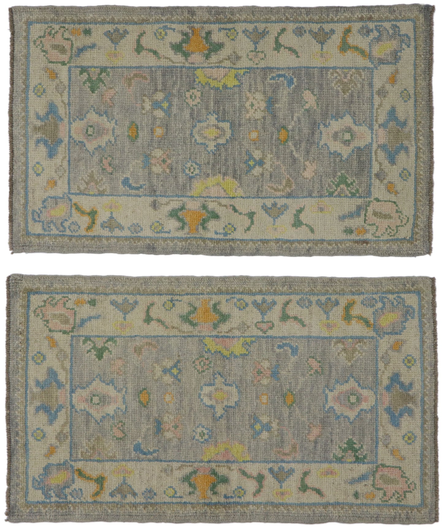 2 x 4 Colorful Turkish Oushak Rug 53598