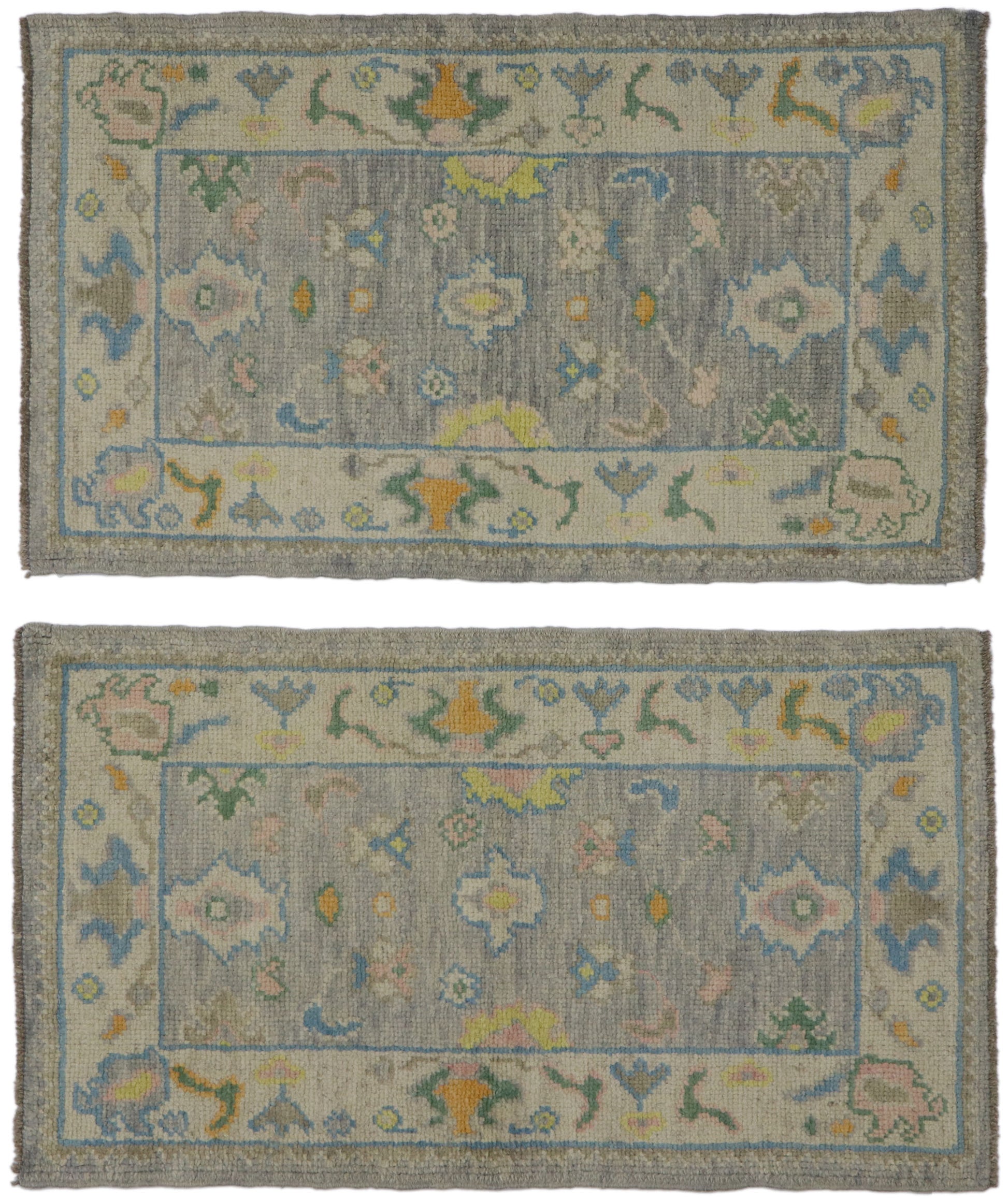 2 x 4 Colorful Turkish Oushak Rug 53598