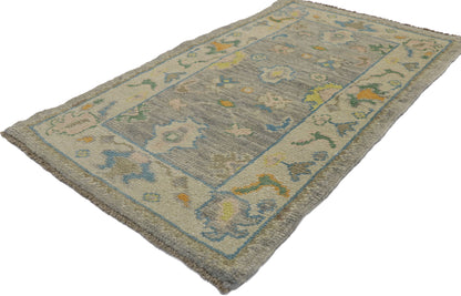 2 x 4 Contemporary Turkish Oushak Rug 53599