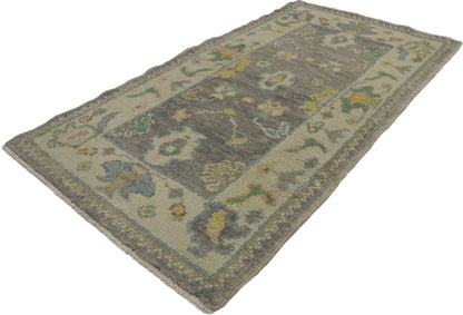 2 x 4 Contemporary Turkish Oushak Rug 53601