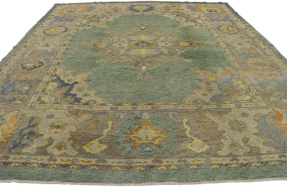 9 x 10 Contemporary Turkish Oushak Rug 53610