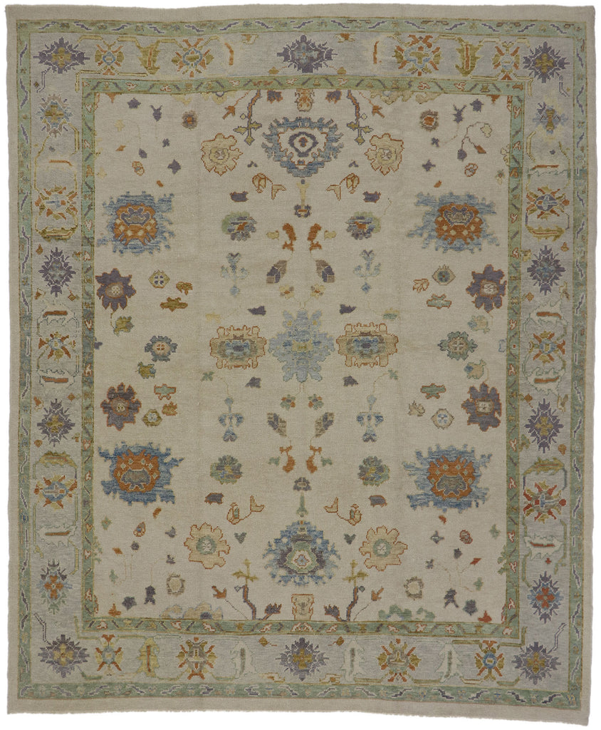 9 x 11 Turkish Oushak Rug 53611