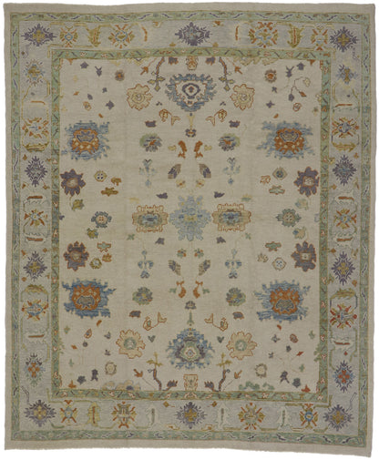 9 x 11 Turkish Oushak Rug 53611