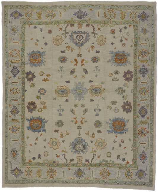 9 x 11 Turkish Oushak Rug 53611
