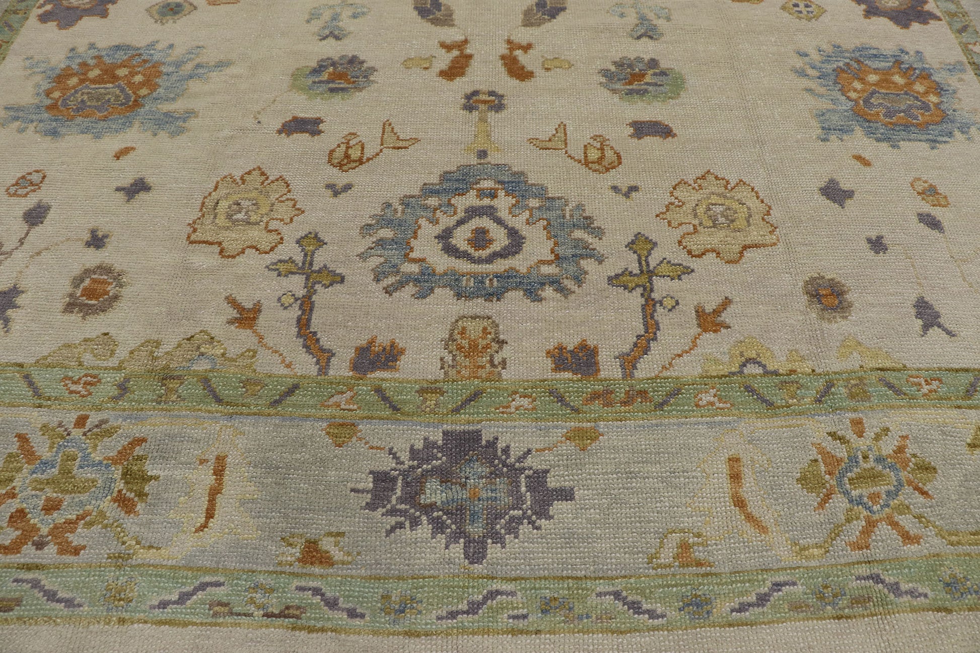 9 x 11 Turkish Oushak Rug 53611
