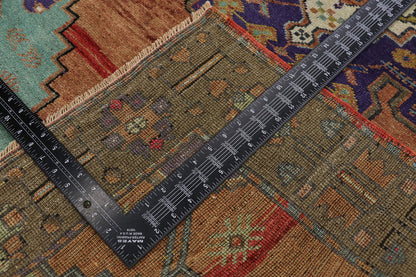 4 x 12 Vintage Turkish Oushak Rug 53616
