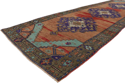 4 x 12 Vintage Turkish Oushak Rug 53616