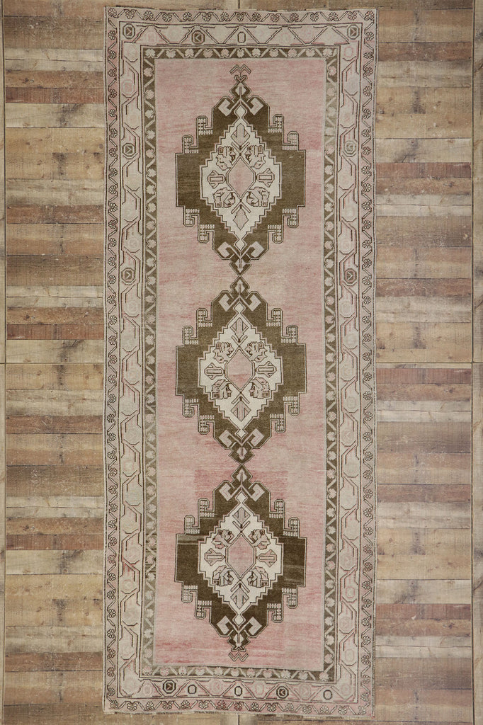 5 x 12 Vintage Turkish Oushak Rug 53618